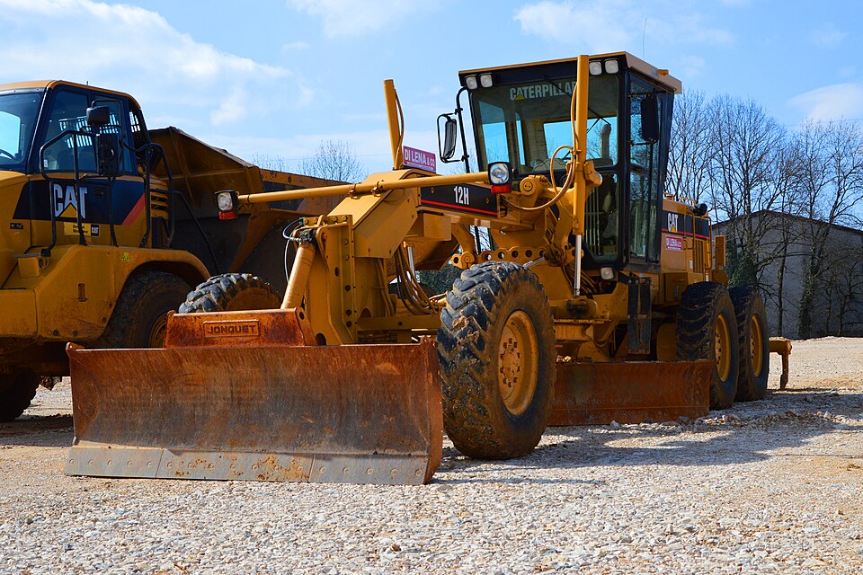 Motor grader by Spielvogel, 2013