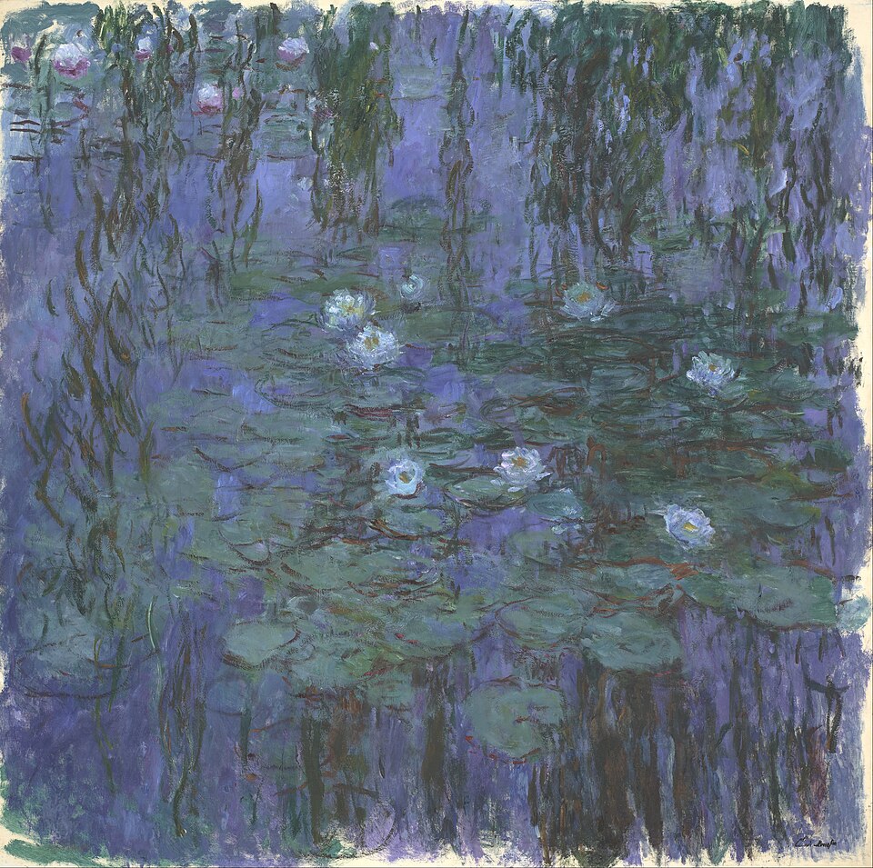 Blue Water Lilies by Claude Monet, 1916–1919