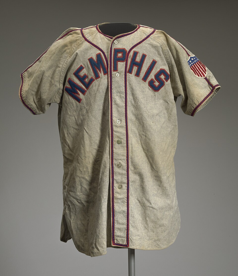 1940s Memphis Red Sox baseball jersey by Smithsonian National Museum of African American History and Culture