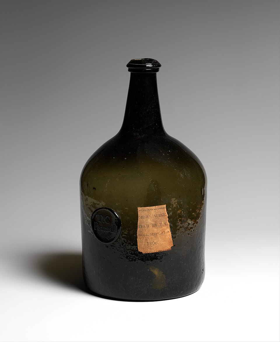 Early 19th-century glass wine bottle by The Metropolitan Museum of Art, Open Access